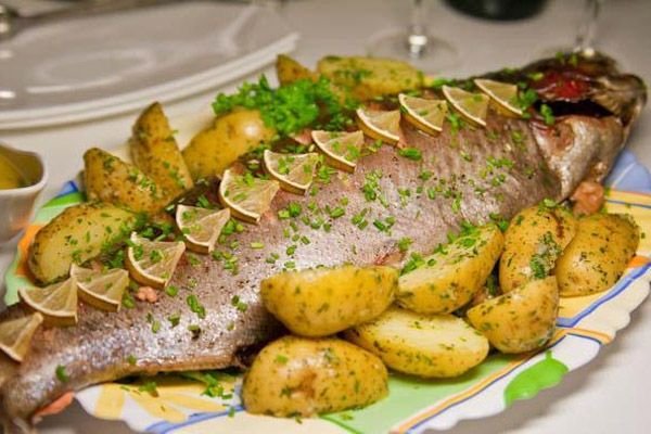 блюдо из рыбы на масленицу